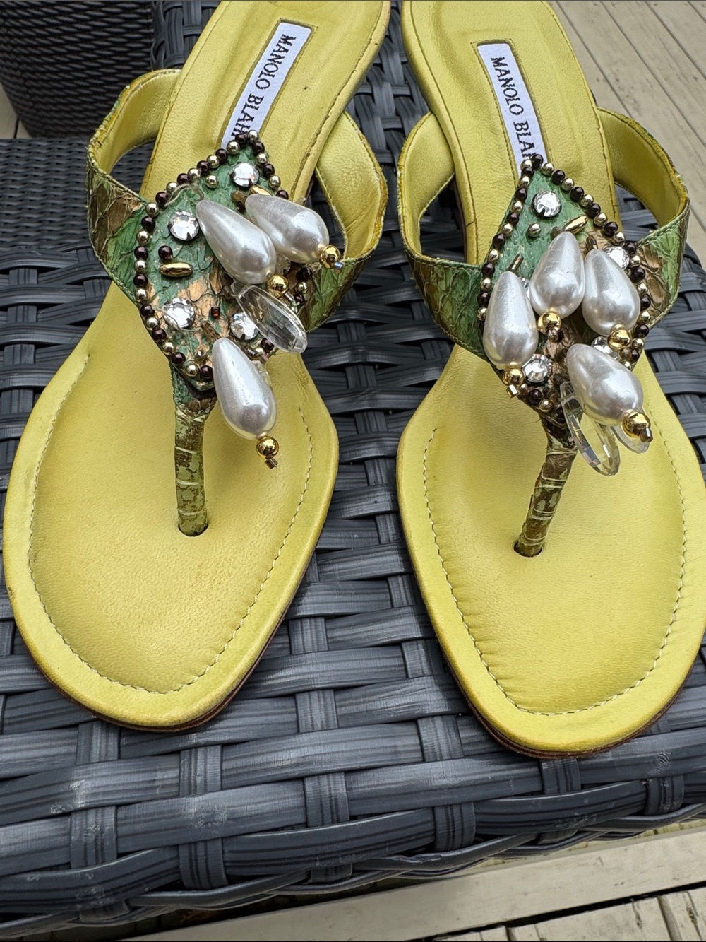 Vintage Manolo Blahnik Kitten Heels